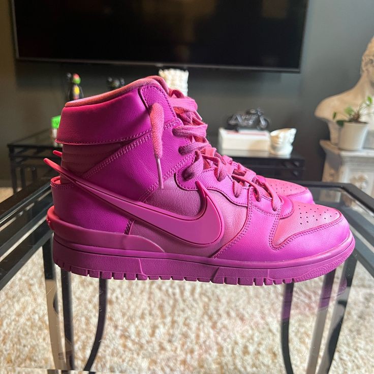 NIKE X AMBUSH DUNK HIGH LETHAL PINK