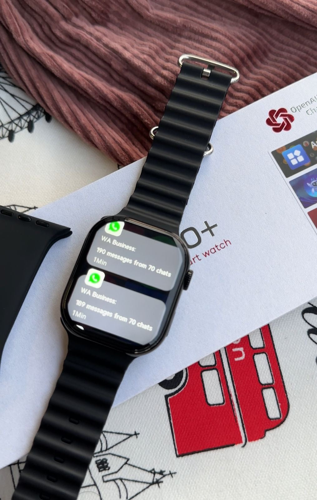 HK9 PRO PLUS AMOLED SMART WATCH