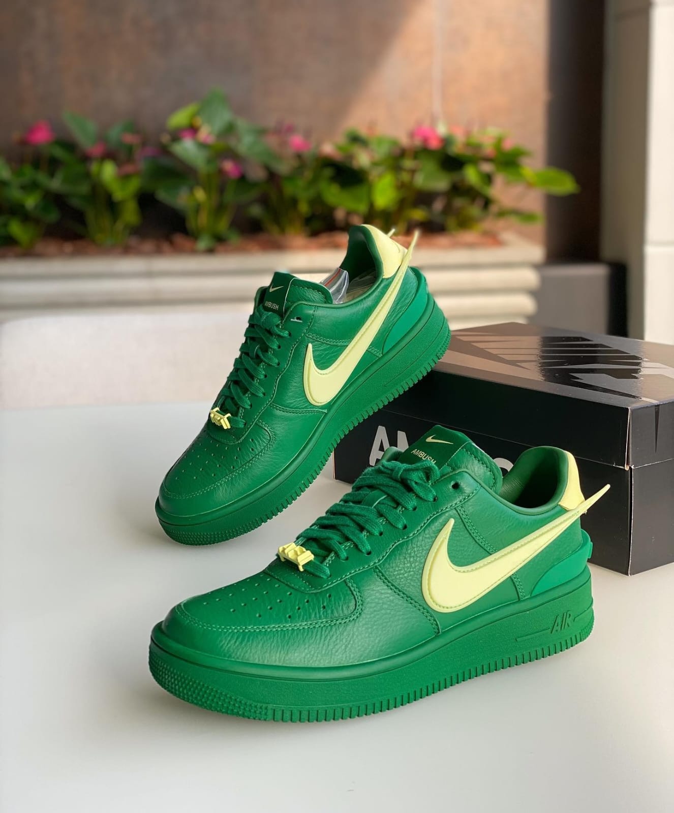 NIKE AIRFORCE X AMBUSH LOW SB PINE GREEN