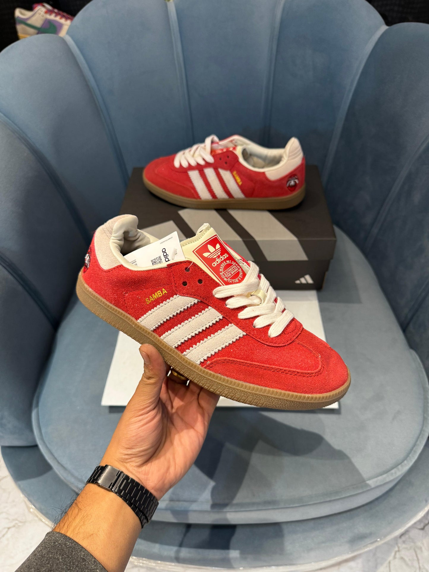 ADIDAS ORIGINALS SAMBA 'BETTER SCARLET OFFWHITE'