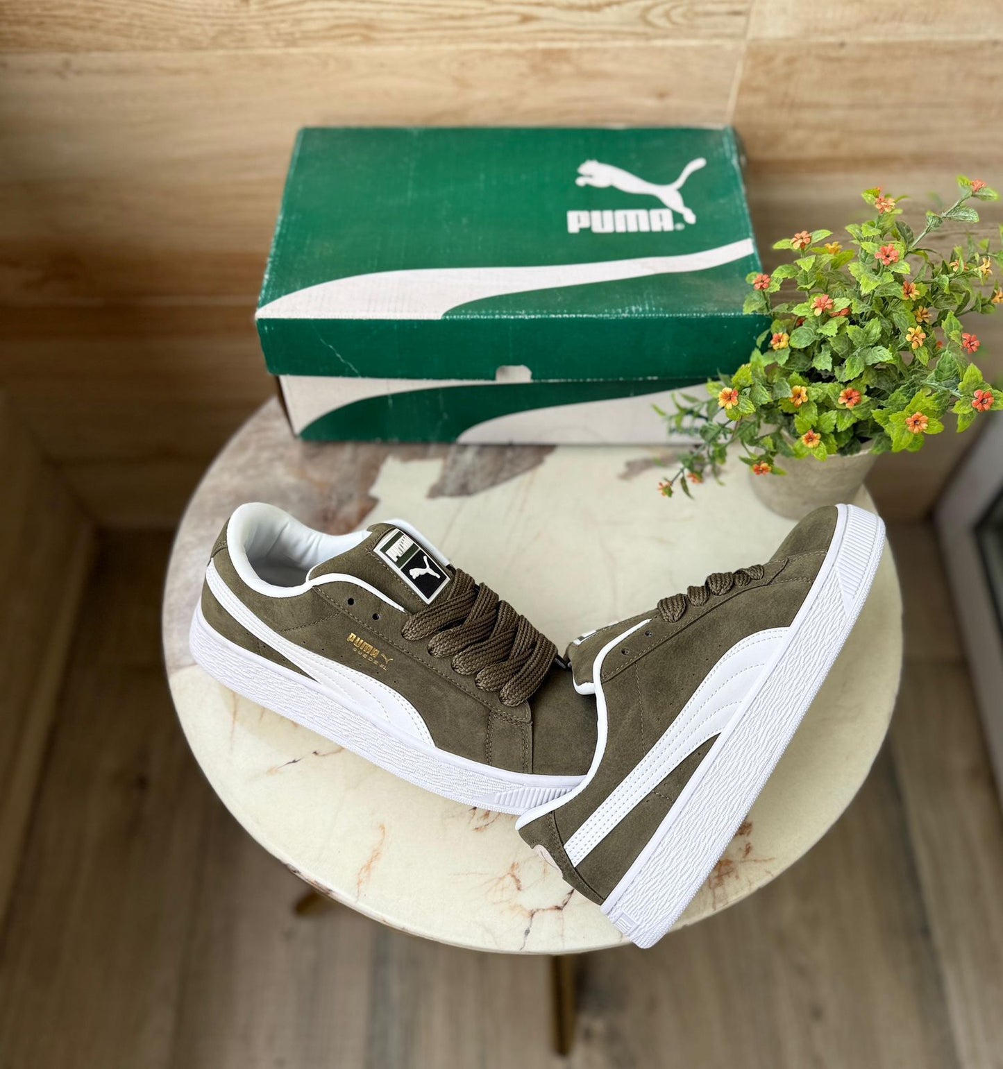 PUMA SUEDE XL OLIVE GREEN