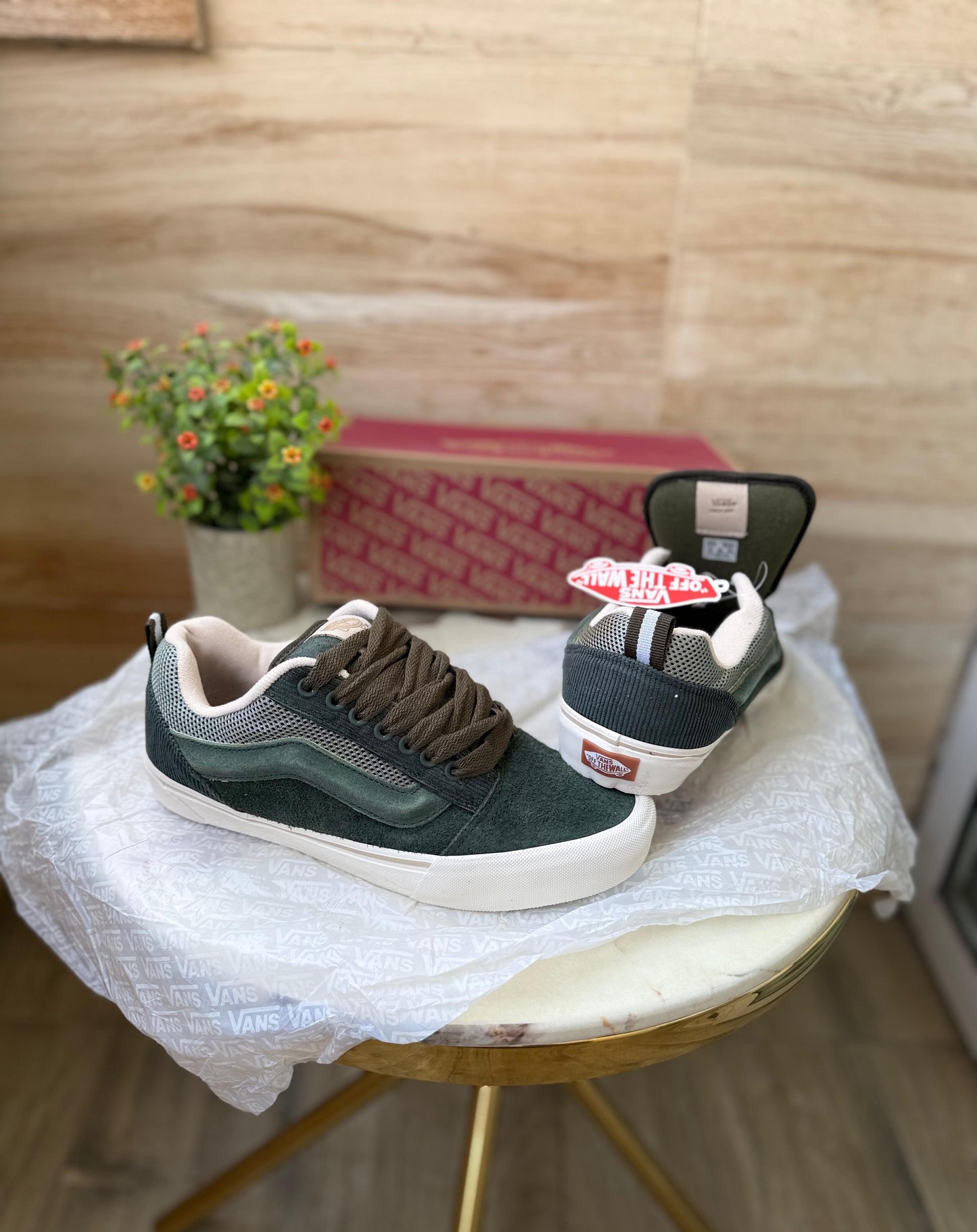VANS OLD SKOOL KNU OLIVE GREEN
