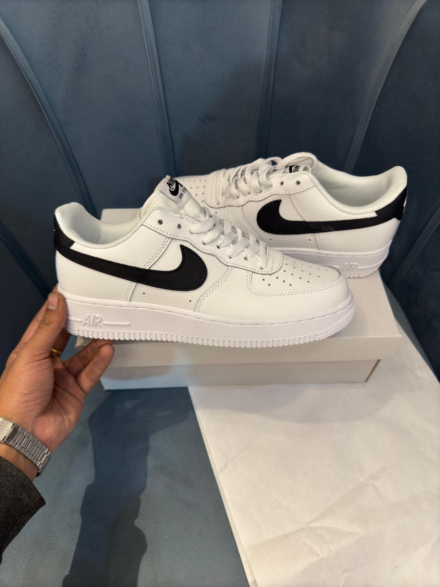 NIKE AIRFORCE 1 07 BLACK TICK