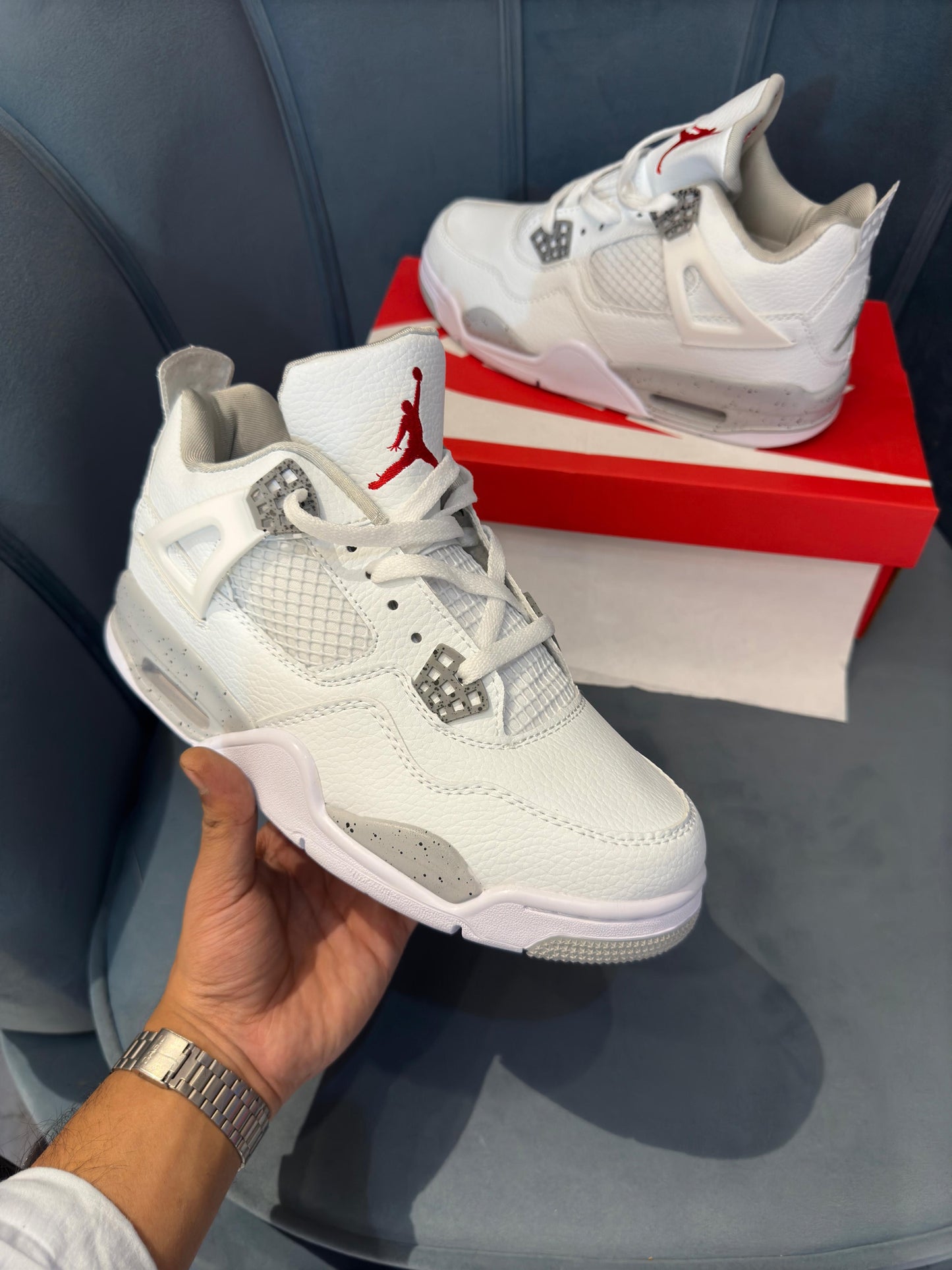 AIR JORDAN RETRO 4 WHITE OREO