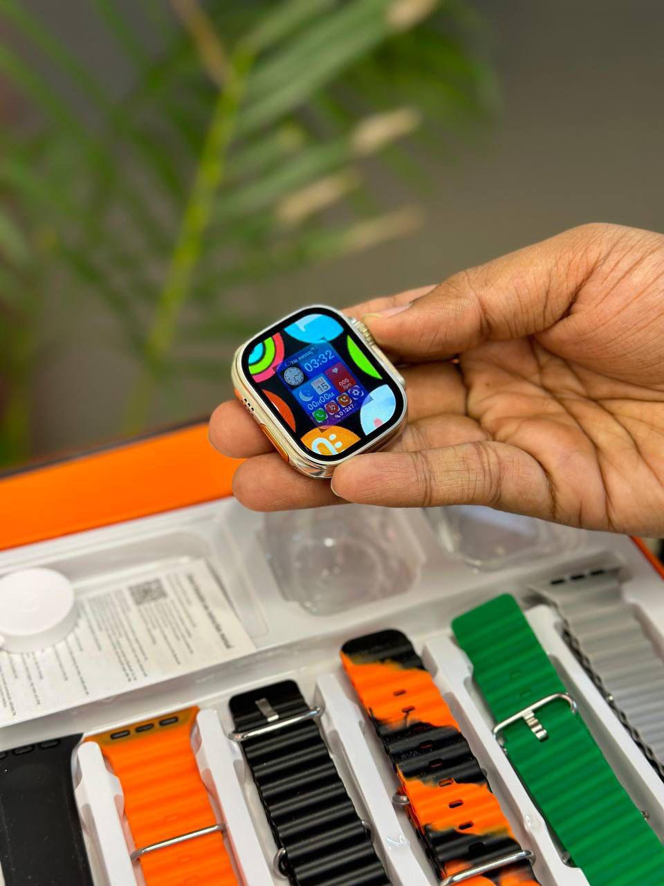 Y80 Ultra (8 In 1 Set ) Smart watch