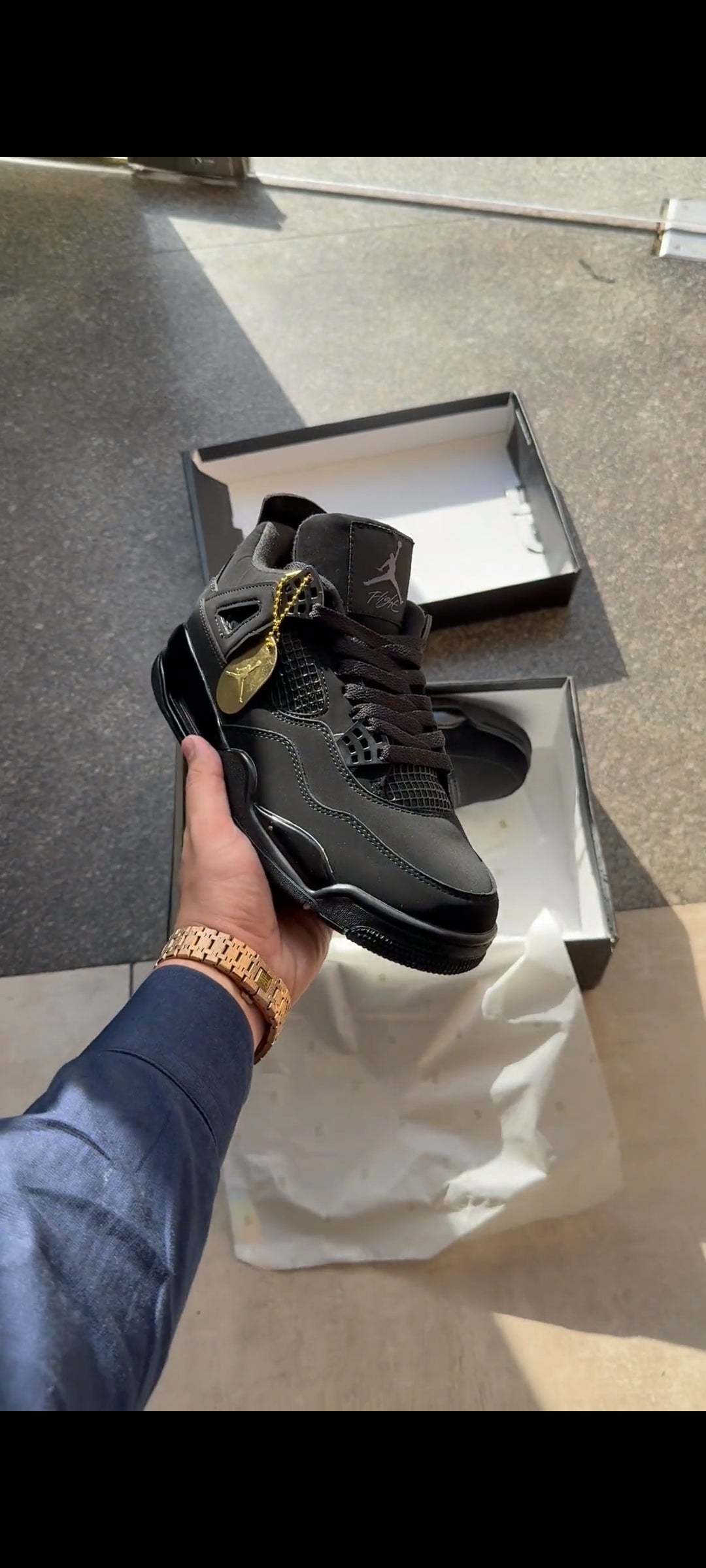 AIR JORDAN RETRO 4 BLACK CAT U.A