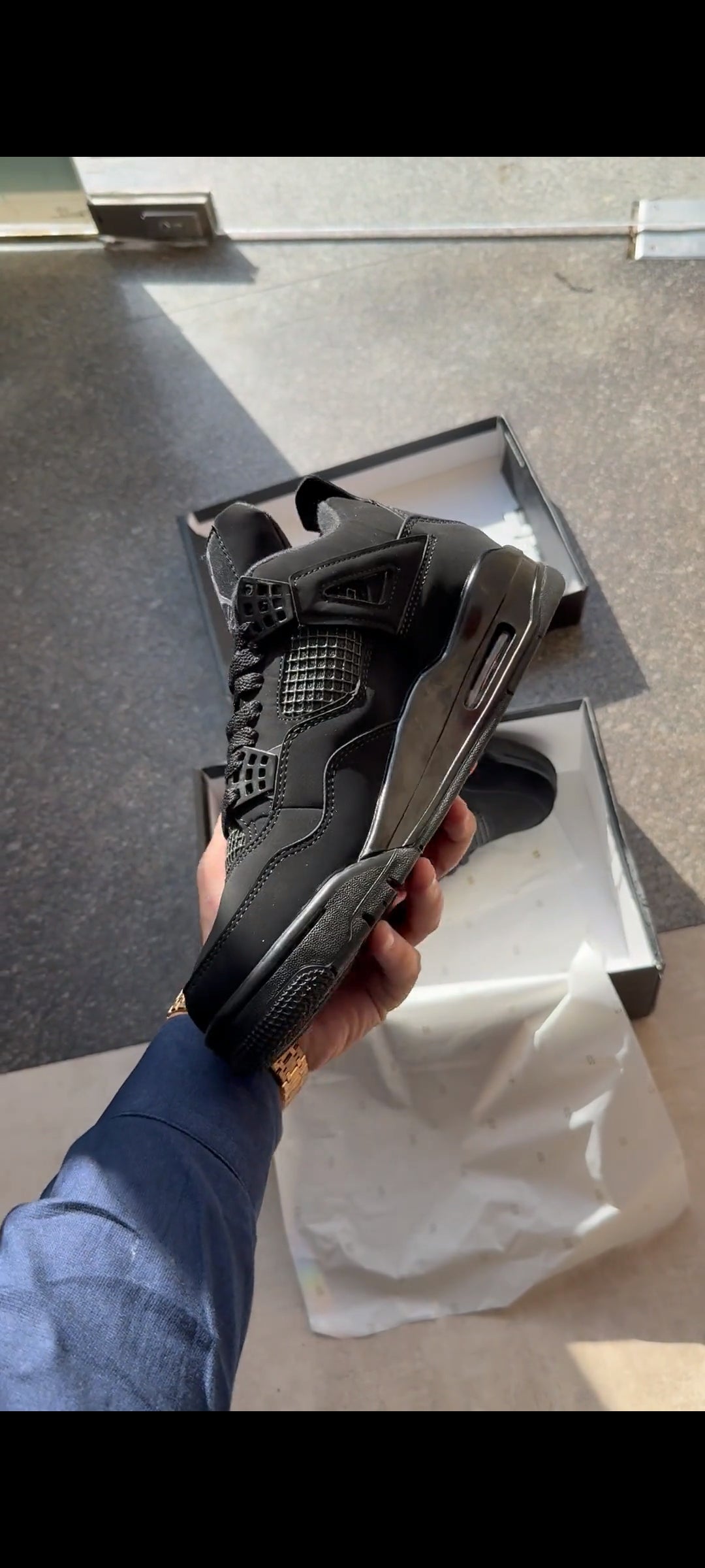 AIR JORDAN RETRO 4 BLACK CAT U.A
