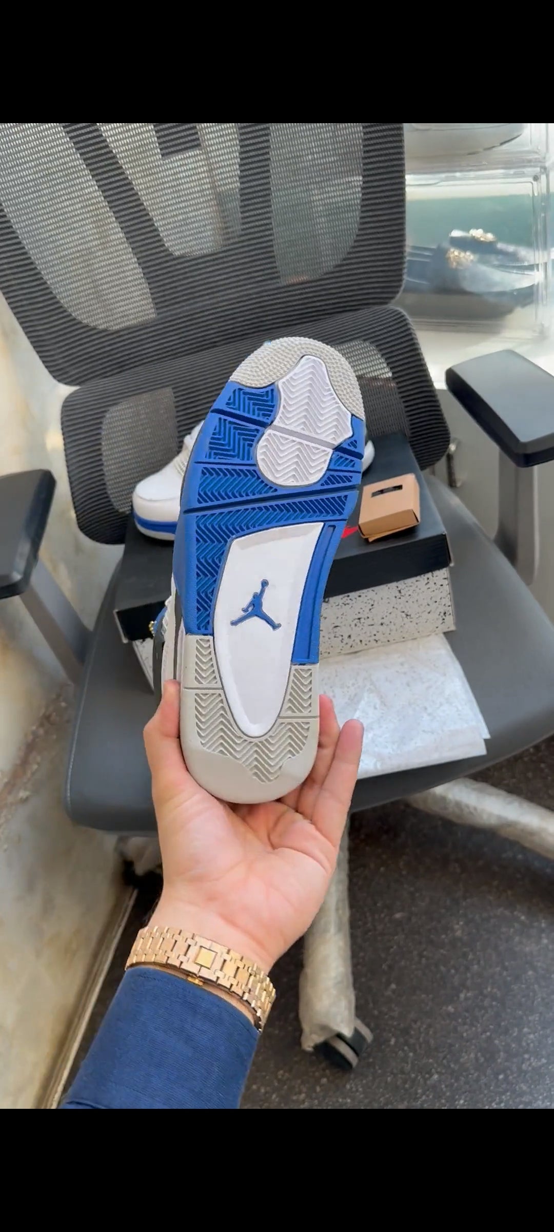 AIR JORDAN 4 MOTORSPORTS BLUE U.A