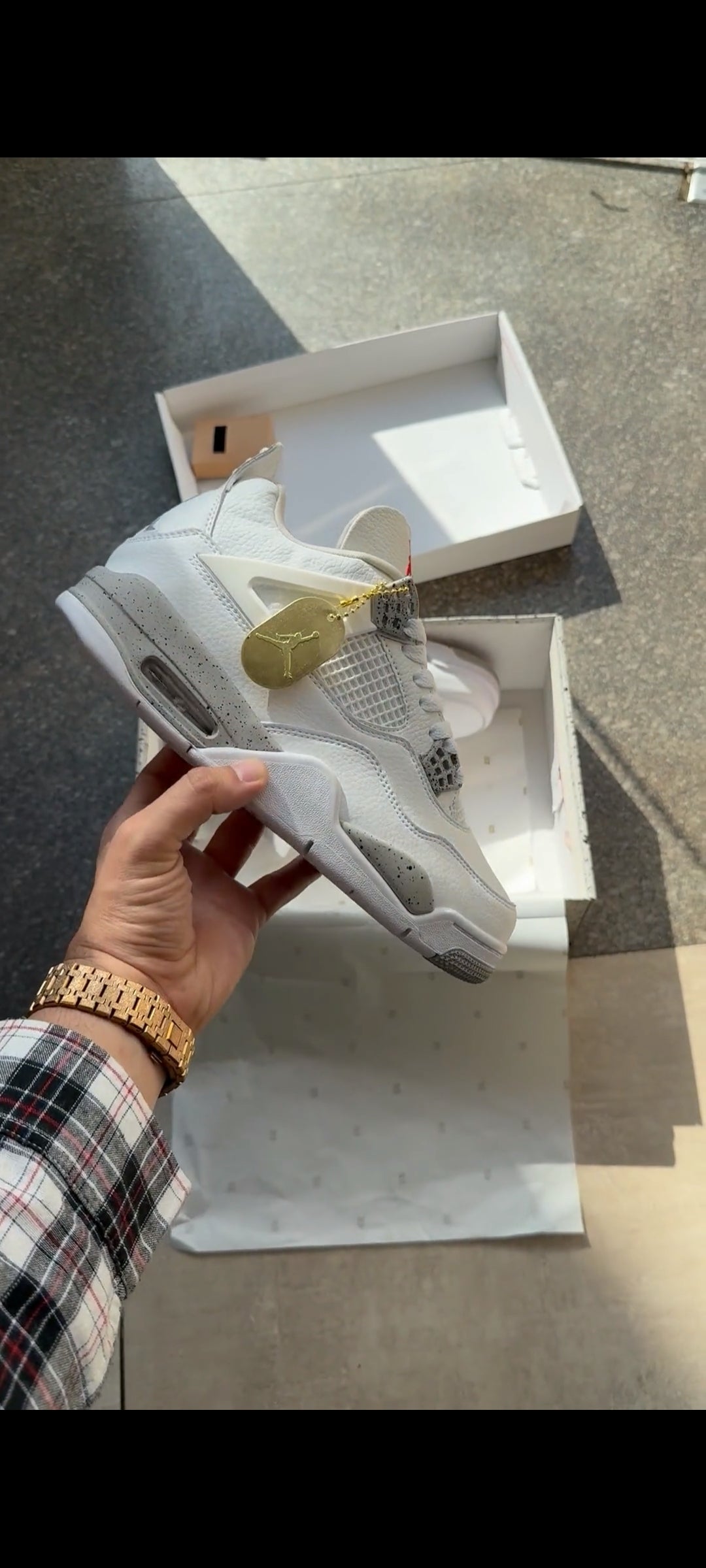 AIR JORDAN RETRO 4 OREO U.A