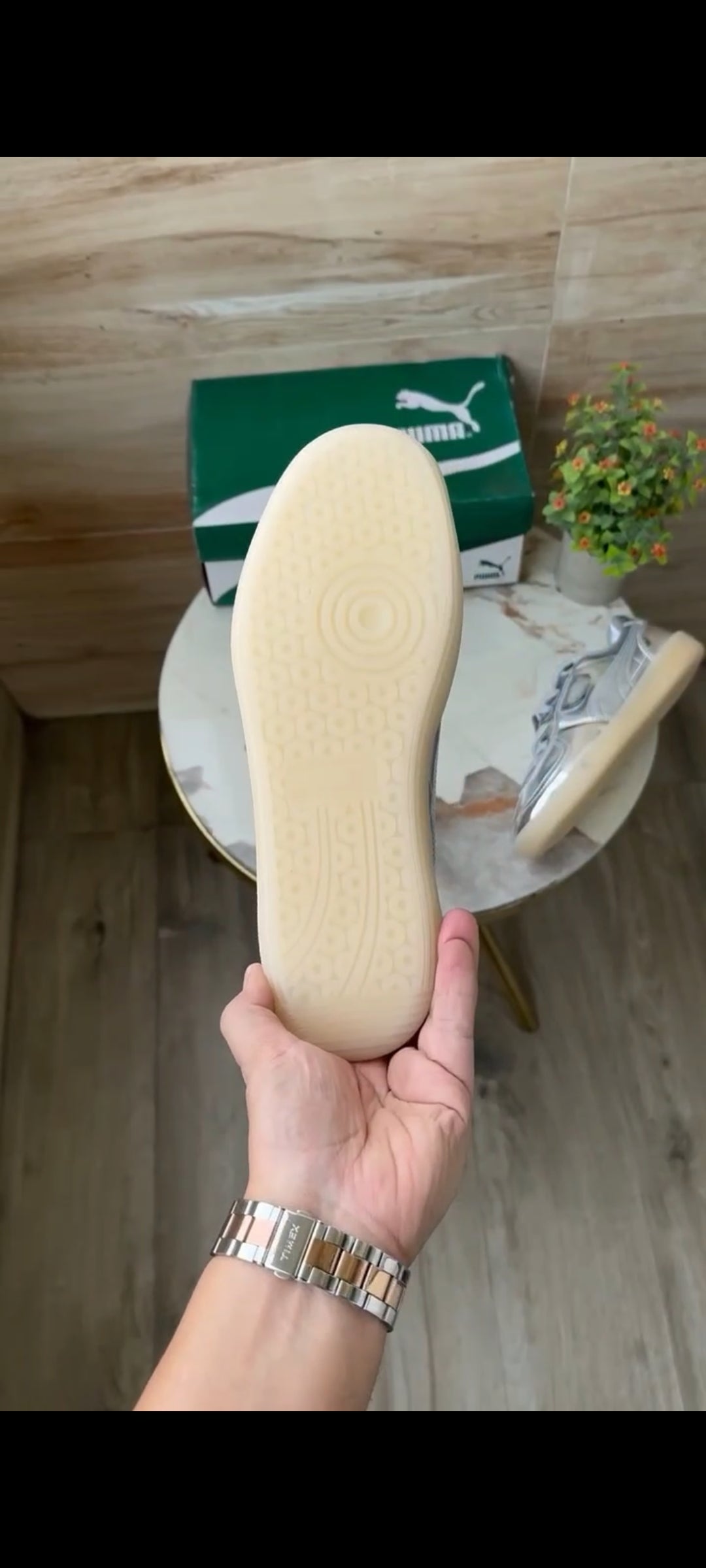 PUMA PALERMO x HAJIME SORAYAMA SILVER COOL LIGHT GRAY