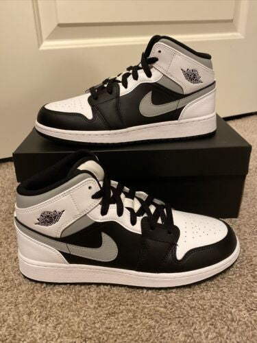 AIR JORDAN 1 MID WHITE SHADOW