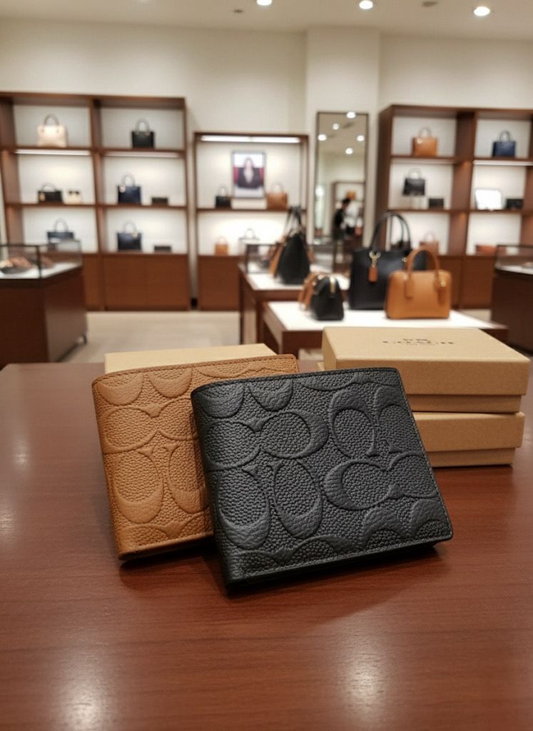 COACH LEATHER WALLETS