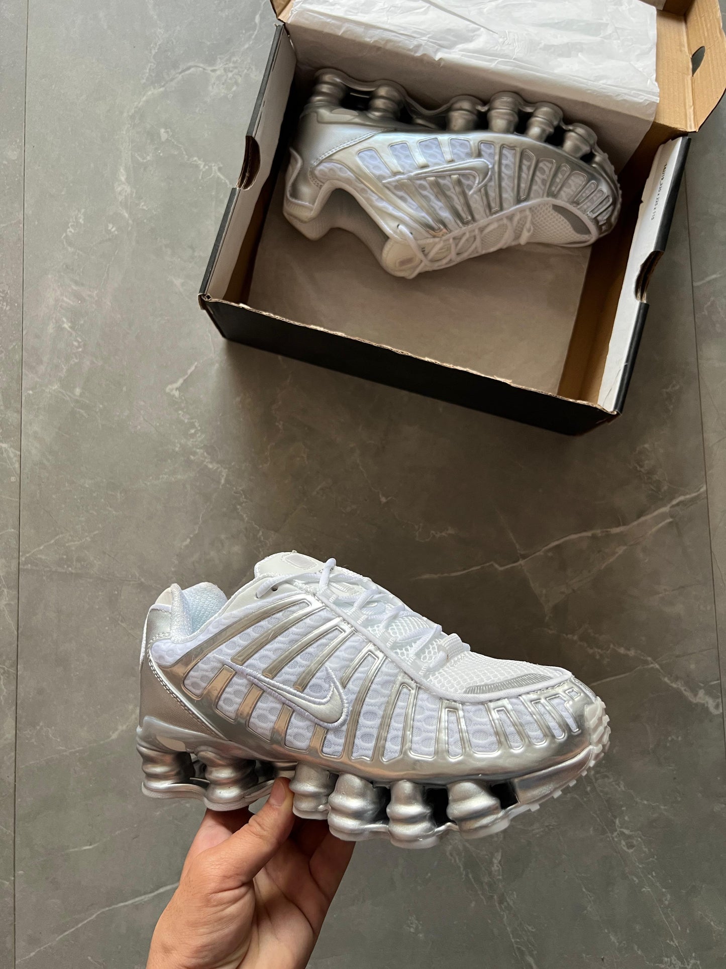 NIKE SHOX TL WHITE