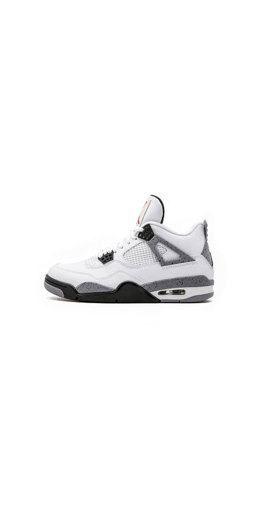 AIR JORDAN RETRO 4 WHITE CEMENT U.A