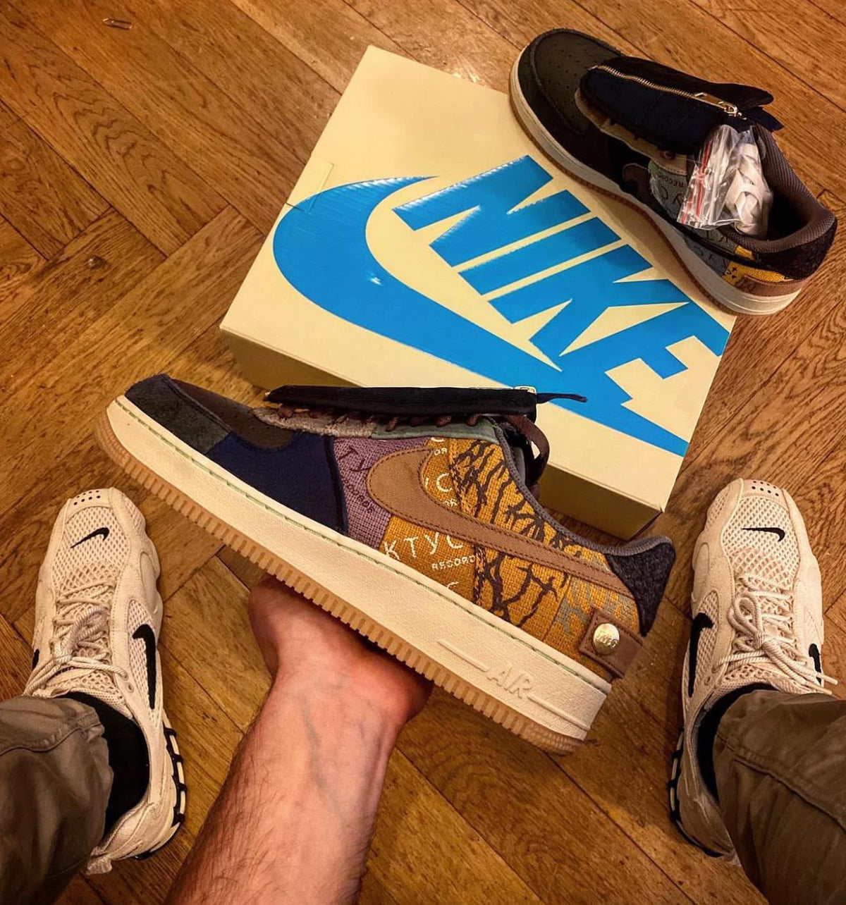 NIKE AIRFORCE 1 LOW X TRAVIS SCOTT CACTUS JACK