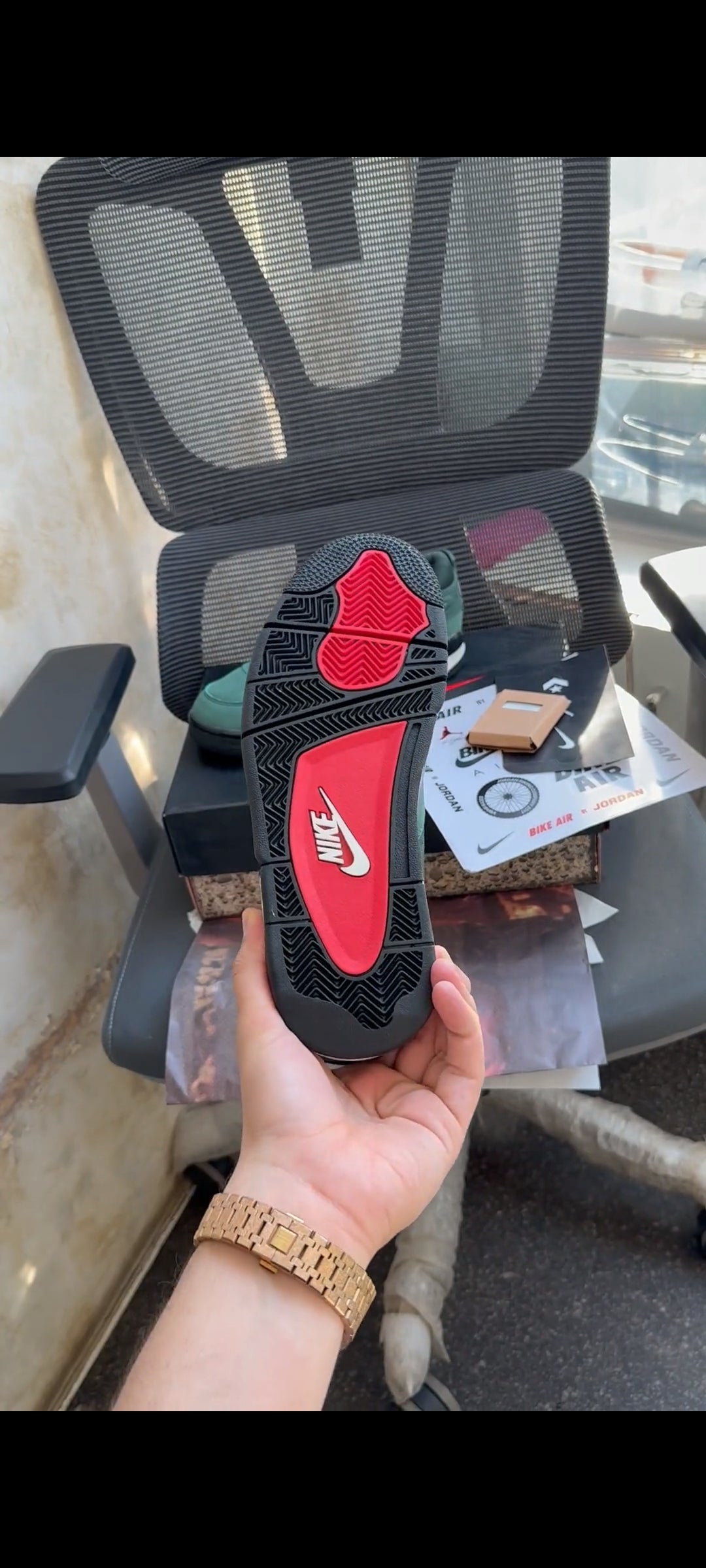 NIKE AIR JORDAN 4 RM NIGEL SYLVESTER FENCE GREEN