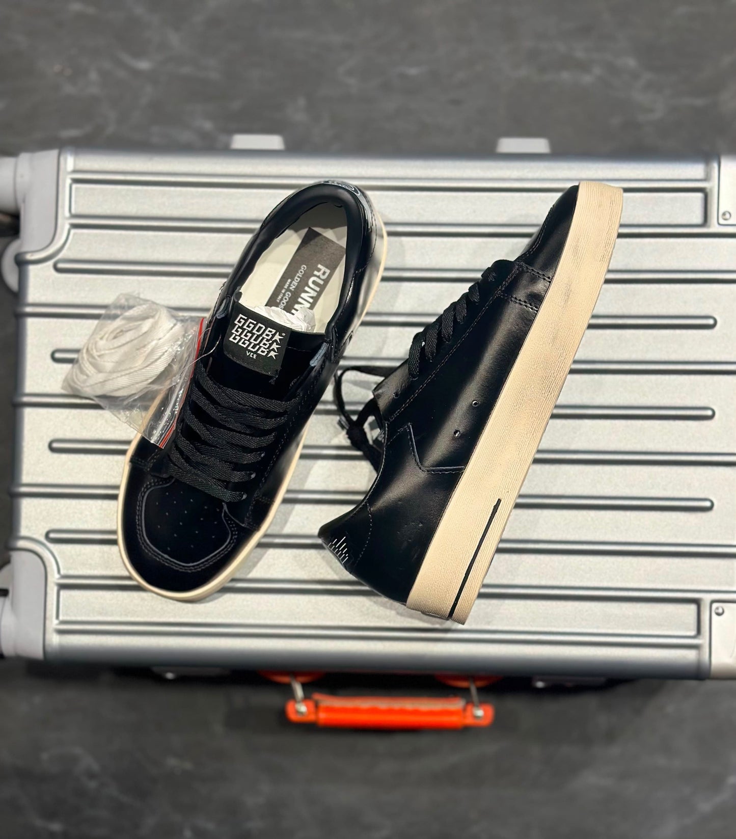GOLDEN GOOSE STARDAN SNEAKERS BLACK