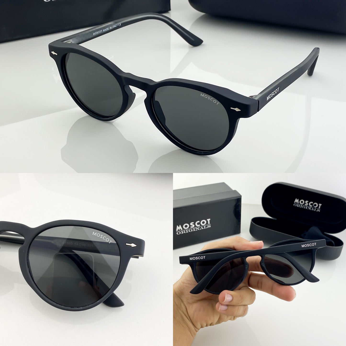MOSCOT BLACK SUNGLASSES