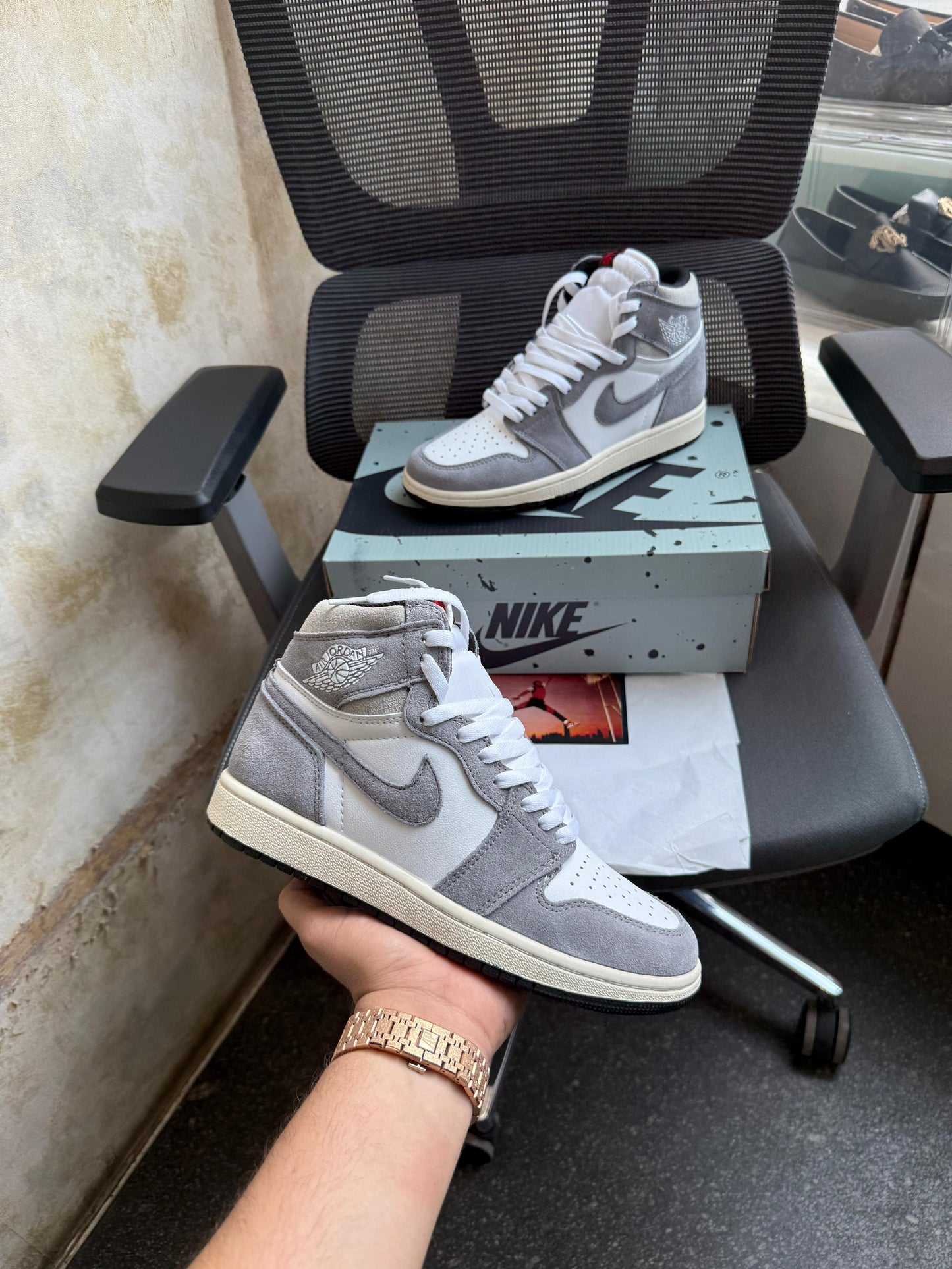 AIR JORDAN 1 WASHED GREY