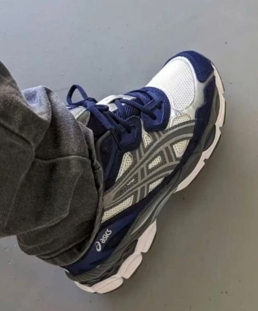 ASICS GEL KAYANO WHITE NAVY