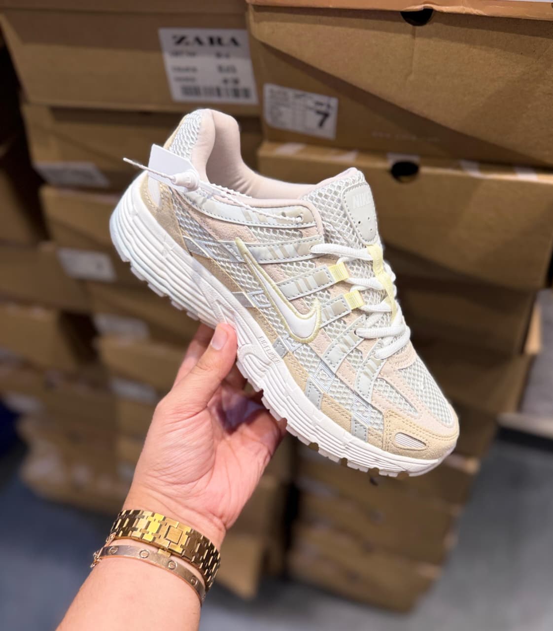 NIKE P 6000 TRAINER SAIL GREY