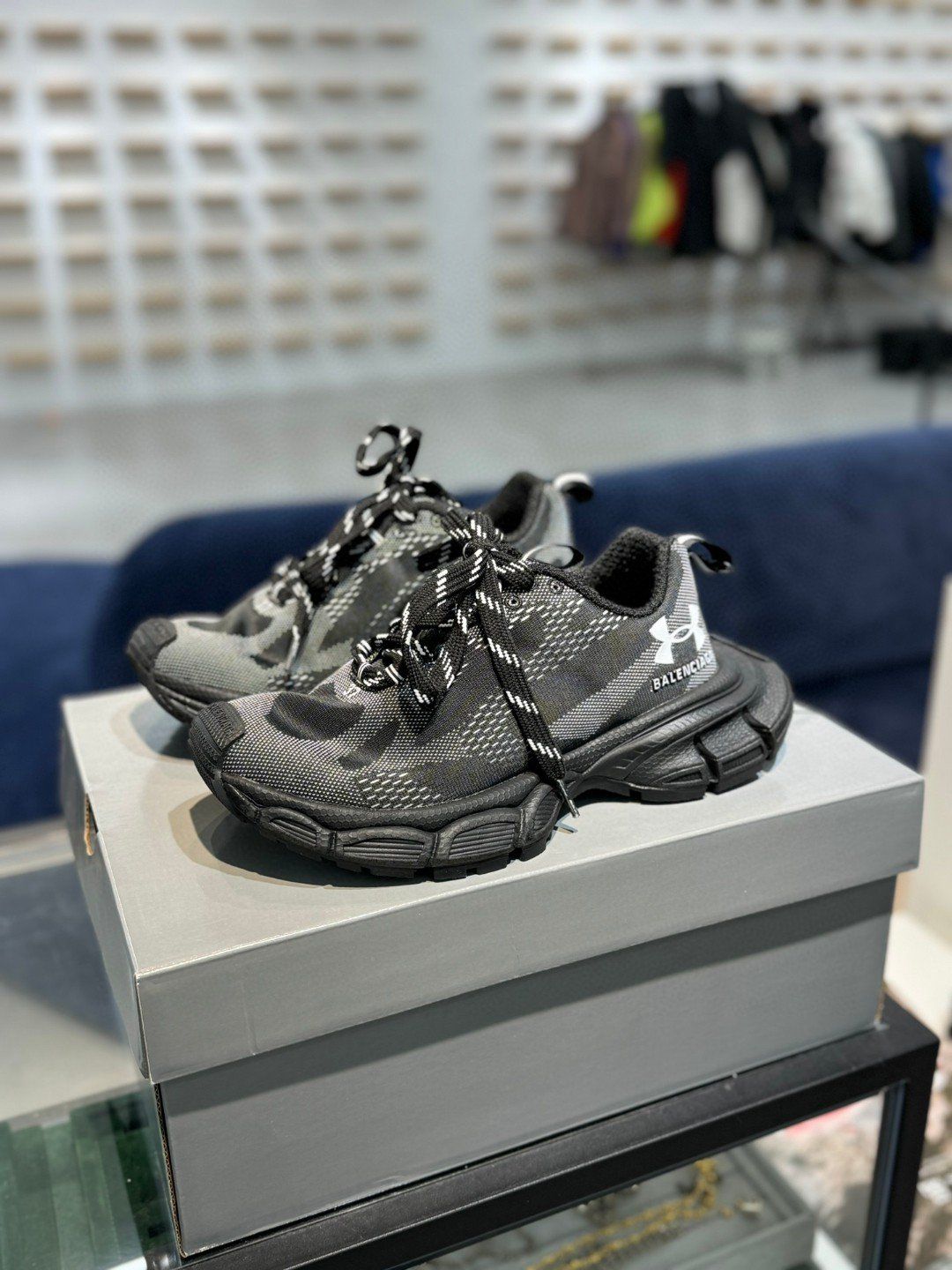 BALENCIAGA X UNDER ARMOUR 3XL KNIT TRAINER