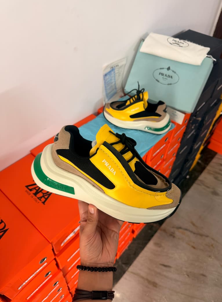 PRADA YELLOW BLACK MADE IN ITALY