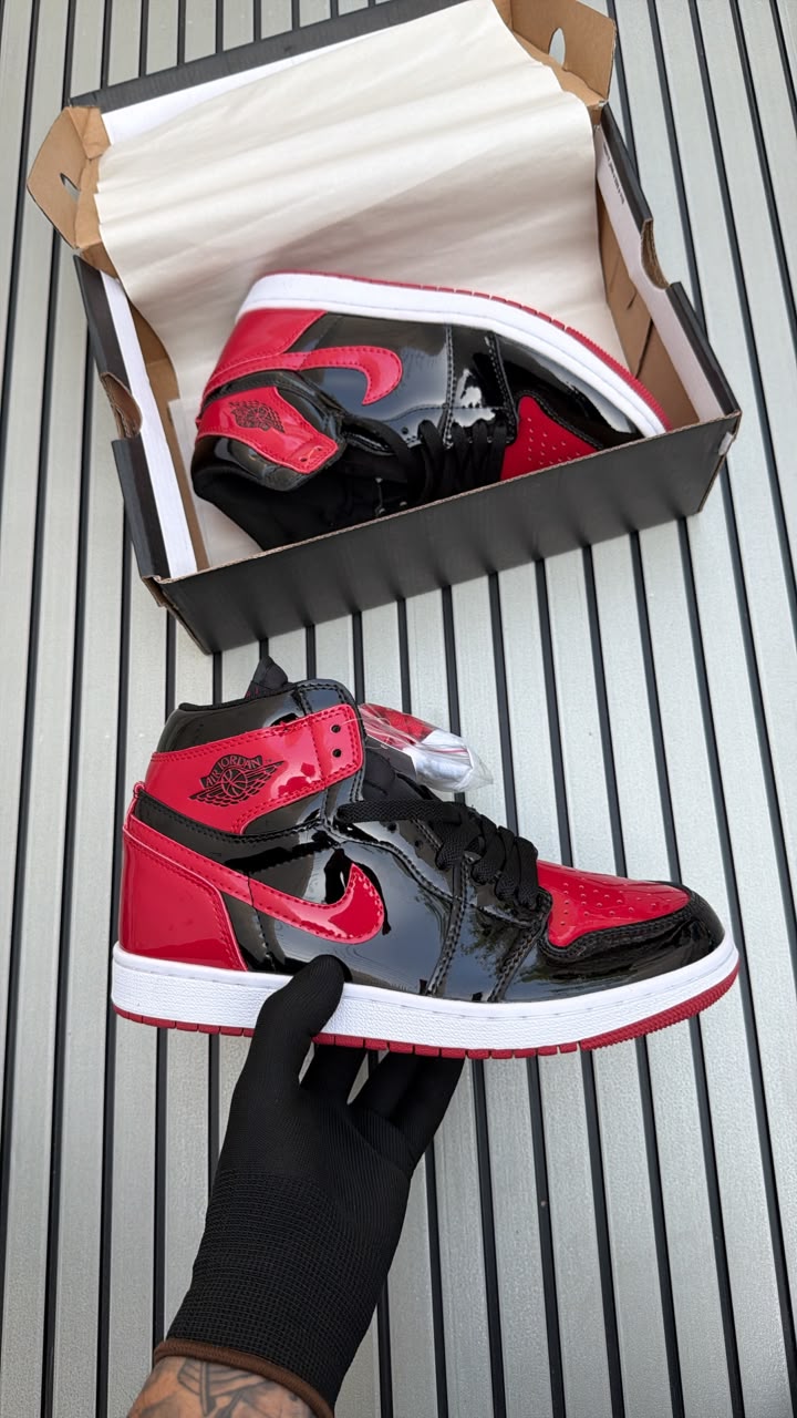 NIKE AIR JORDAN ONE RETRO HIGH OG PATENT RED