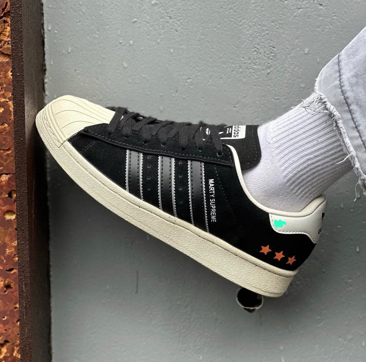 ADIDAS ORIGINALS SUPERSTAR MARTY SUPREME BLACK