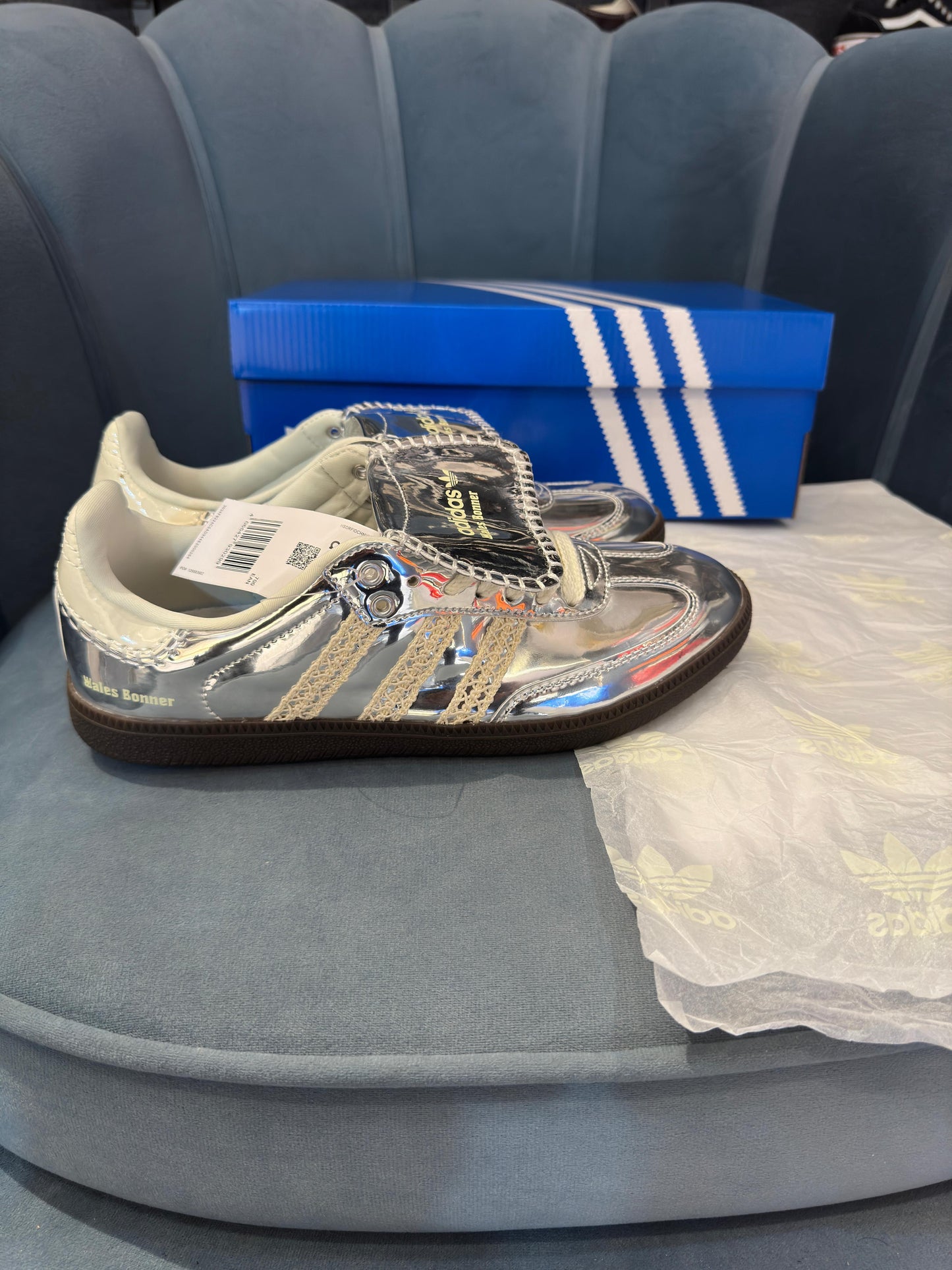 ADIDAS SAMBA X WALES BONNER SILVER
