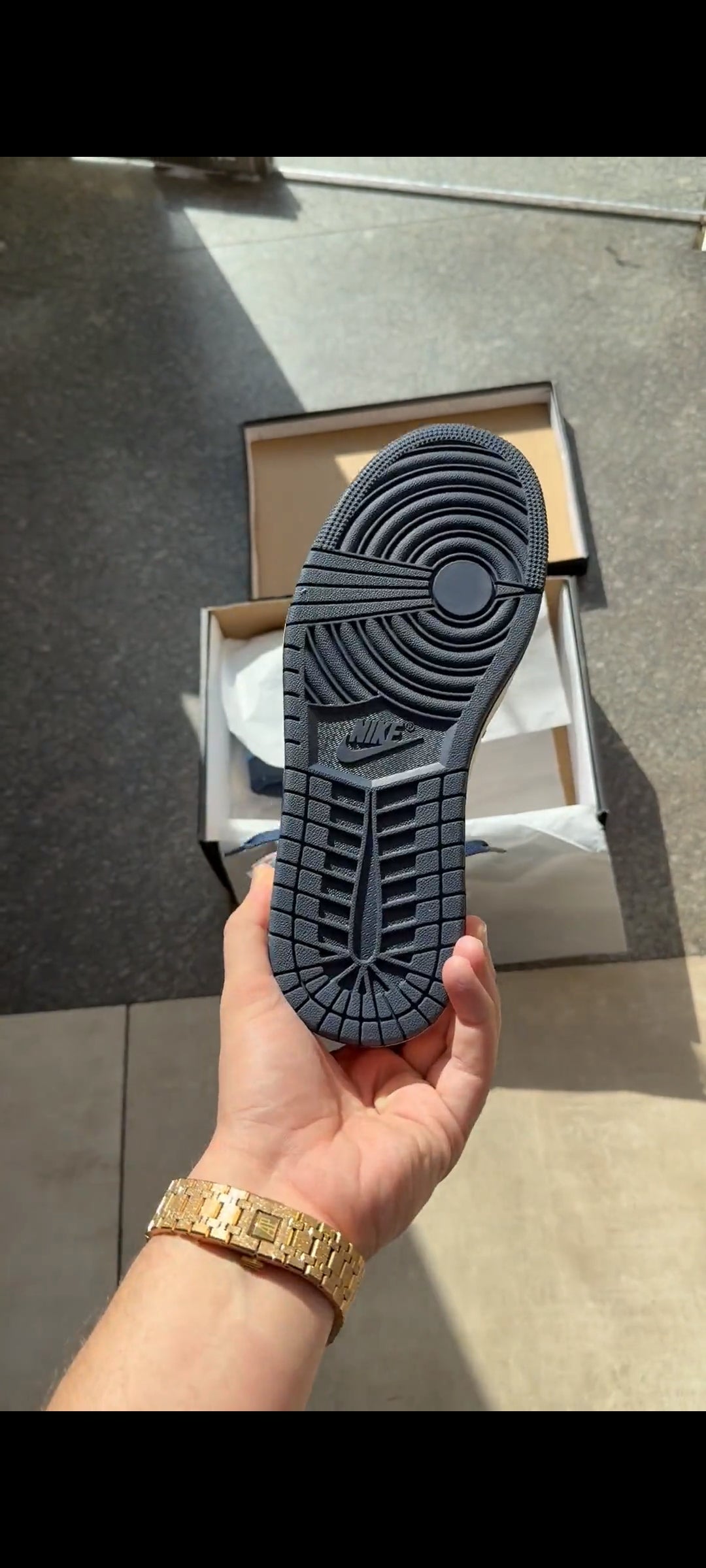 AIR JORDAN 1 OBSIDIAN BLUE HIGH U.A