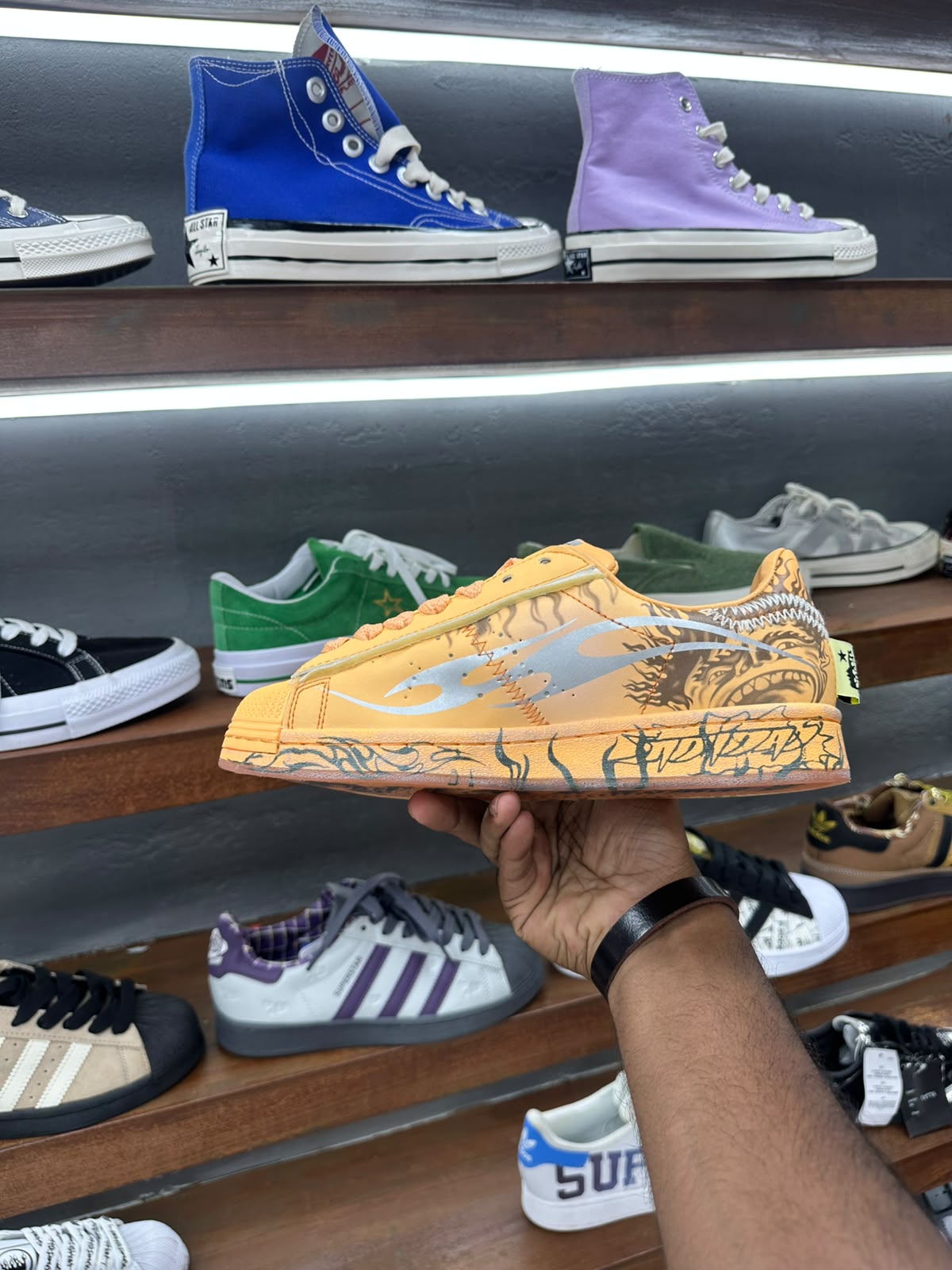 HELLSTAR X ADIDAS SUPERSTAR HAZY ORANGE