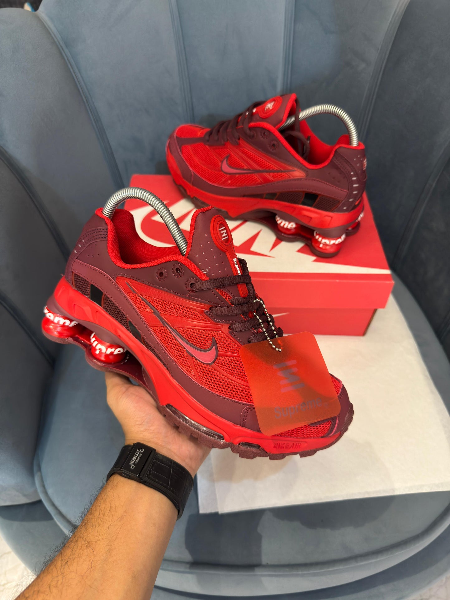 NIKE SHOX RIDE 2 SUPREME RED