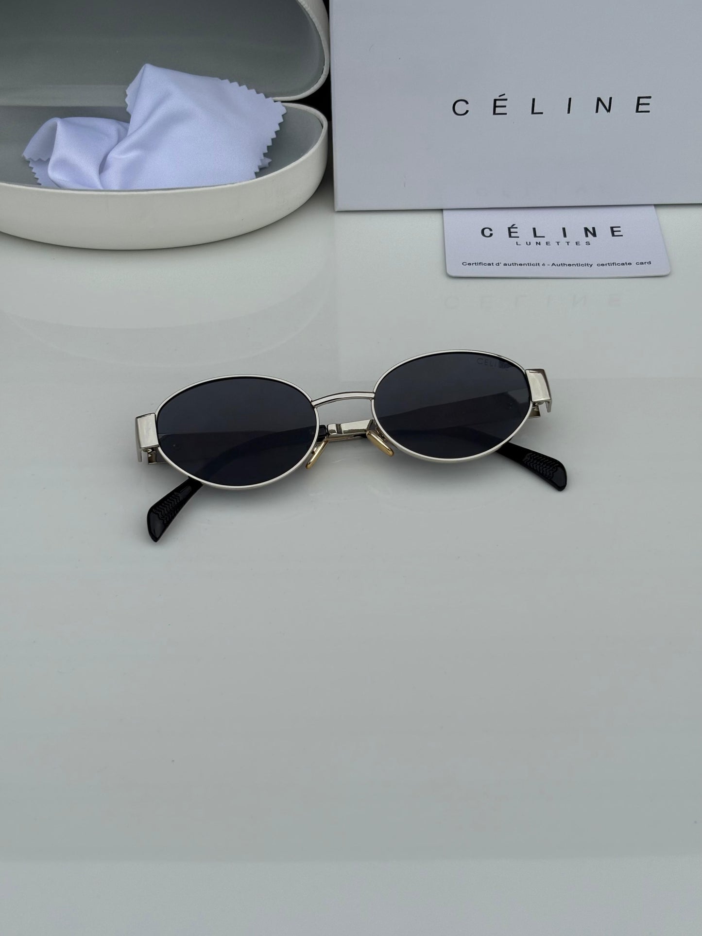 CELINE 1002 SILVER BLACK