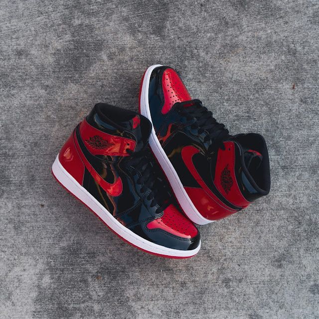 AIR JORDAN 1 HIGH PATENT BRED U.A