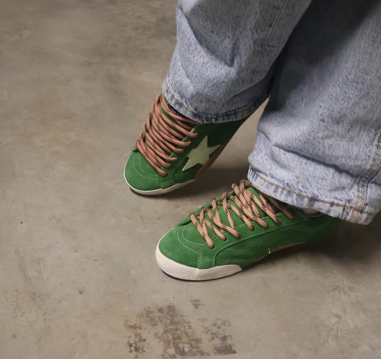 ADIDAS GOLDEN GOOSE TRUE STAR GREEN