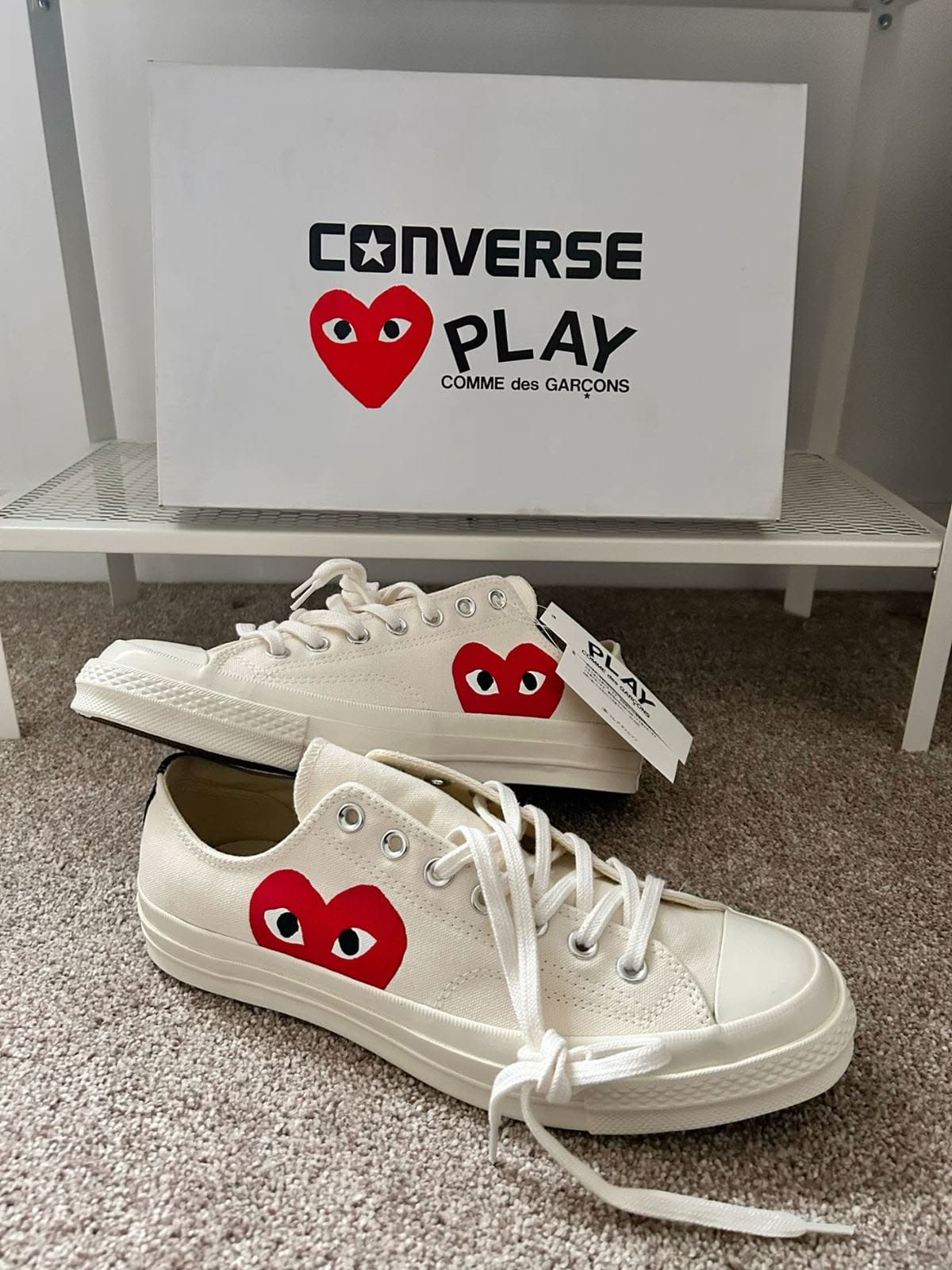 CONVERSE CHUCK PLAYCOMME LOW WHITE