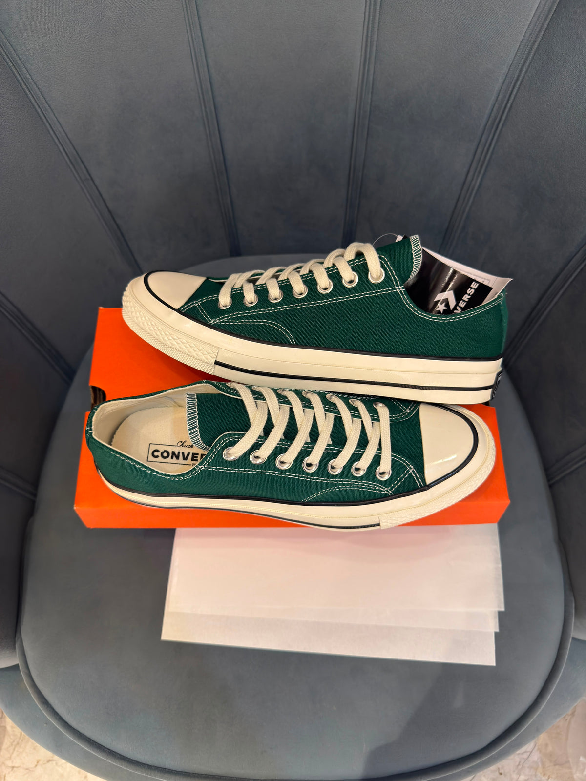 CONVERSE CHUCK 70 LOW GREEN