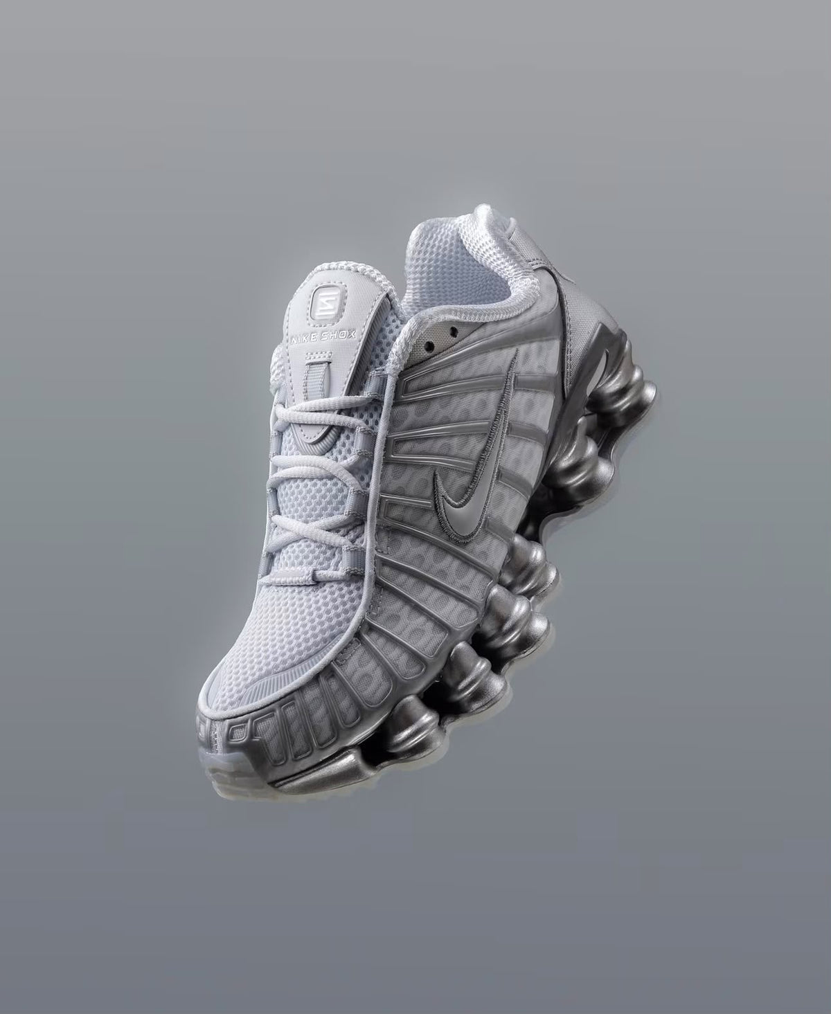 NIKE SHOX TL GREY METALLIC SILVER
