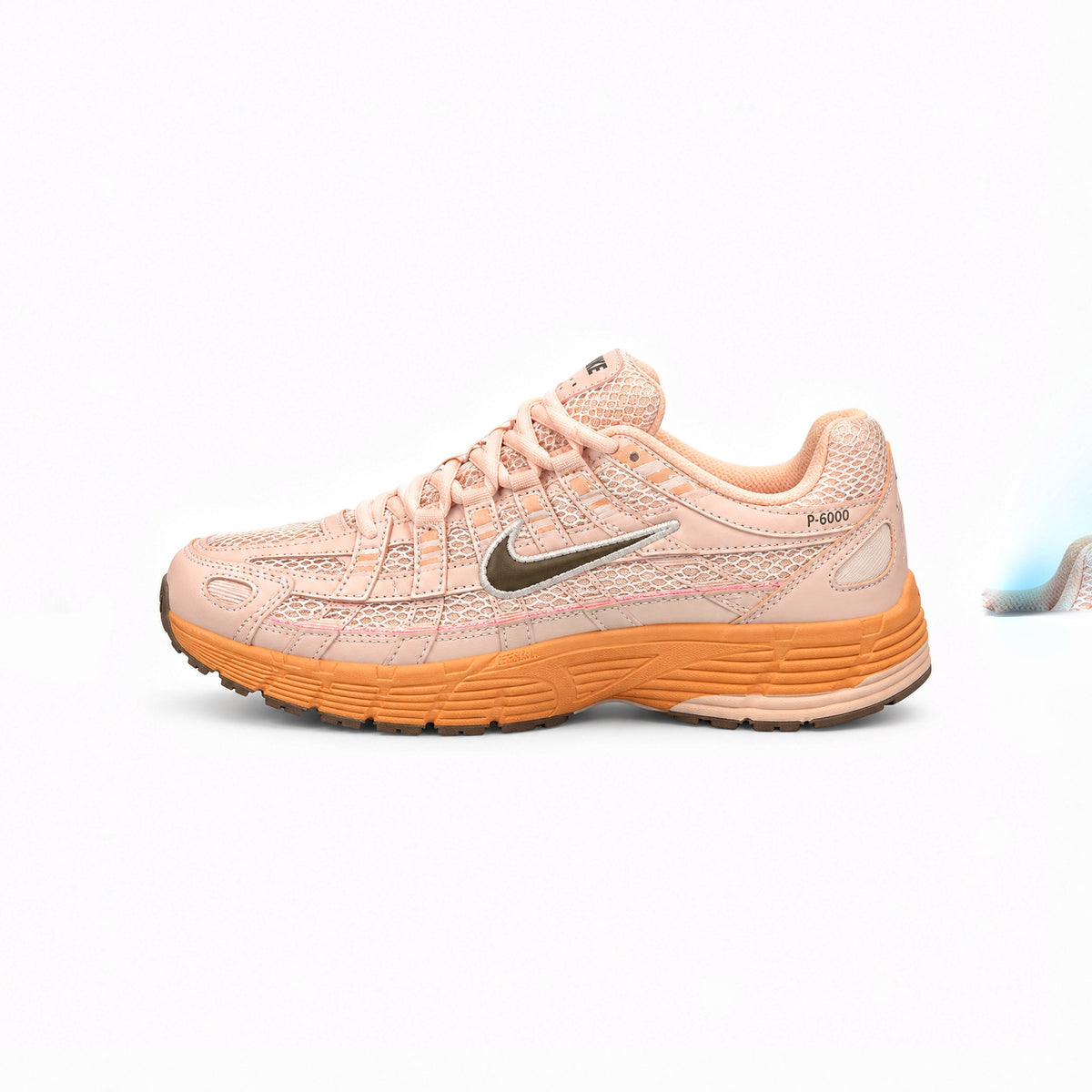 NIKE P 6000 TRAINER BROWN PINK
