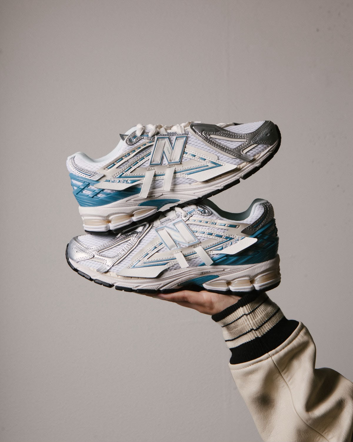 NEW BALANCE 1906A SEA SALT WHITE METALLIC BLUE