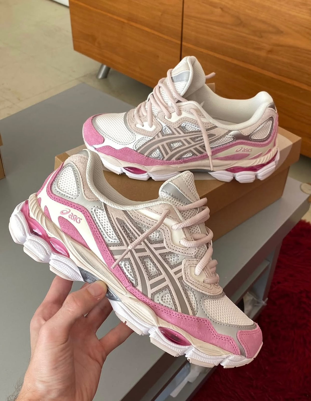 ASICS GEL NYC CREAM PINK