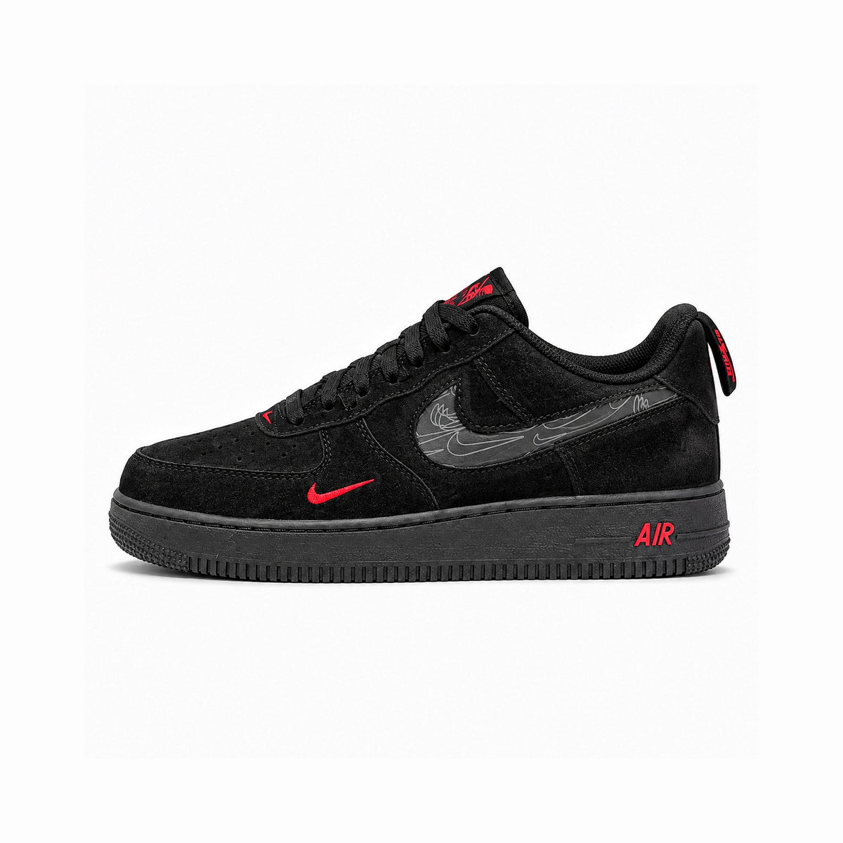 NIKE AIRFORCE  COOL GREY REFLECTIVE