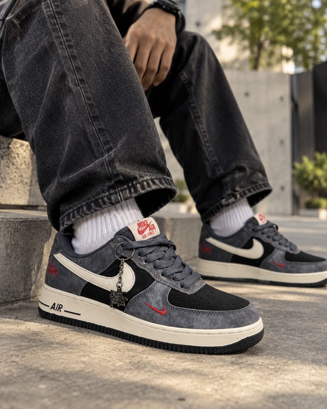 NIKE AIRFORCE ONE STUSSY
