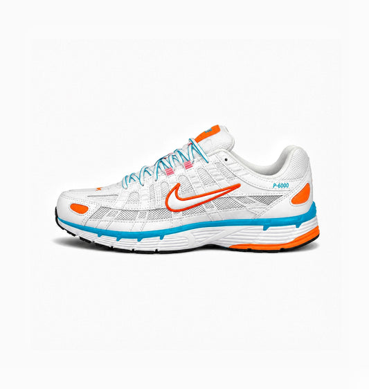 NIKE P 6000 TRAINER WHITE RED BLUE