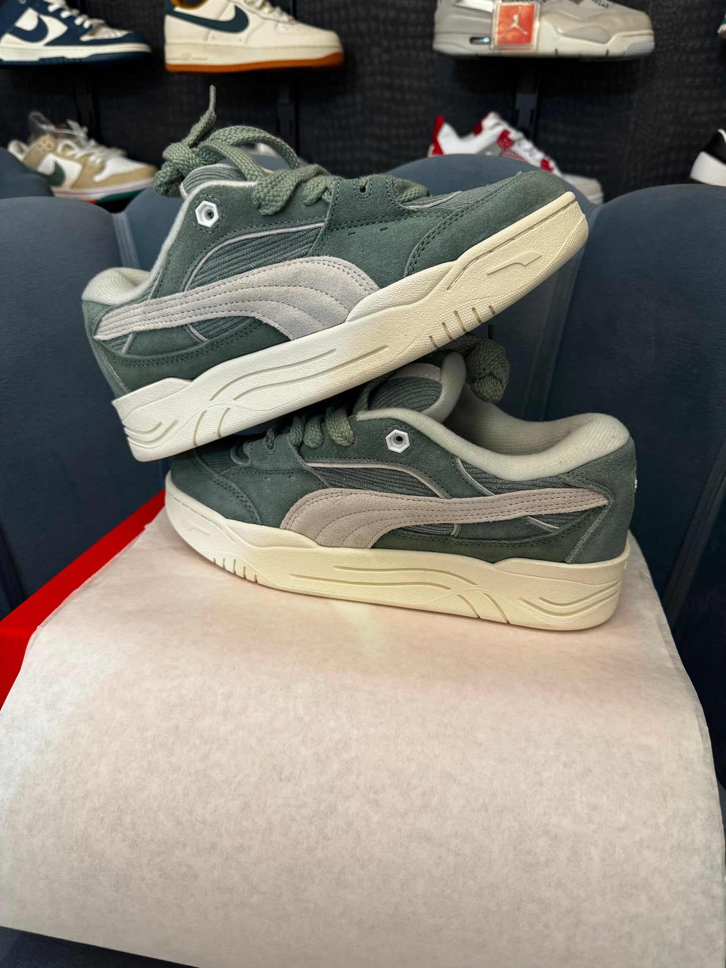 PUMA SUEDE 180 GREY GREEB