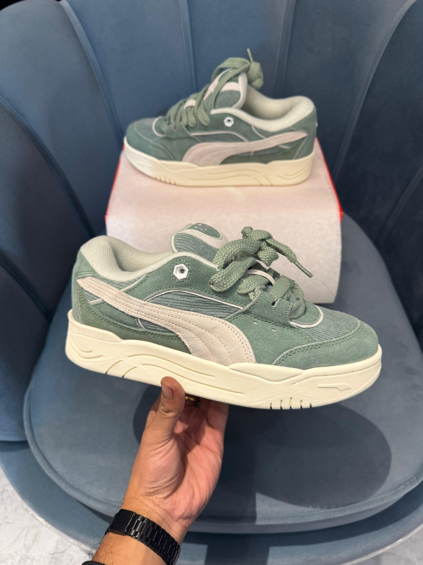 PUMA SUEDE 180 GREY GREEB