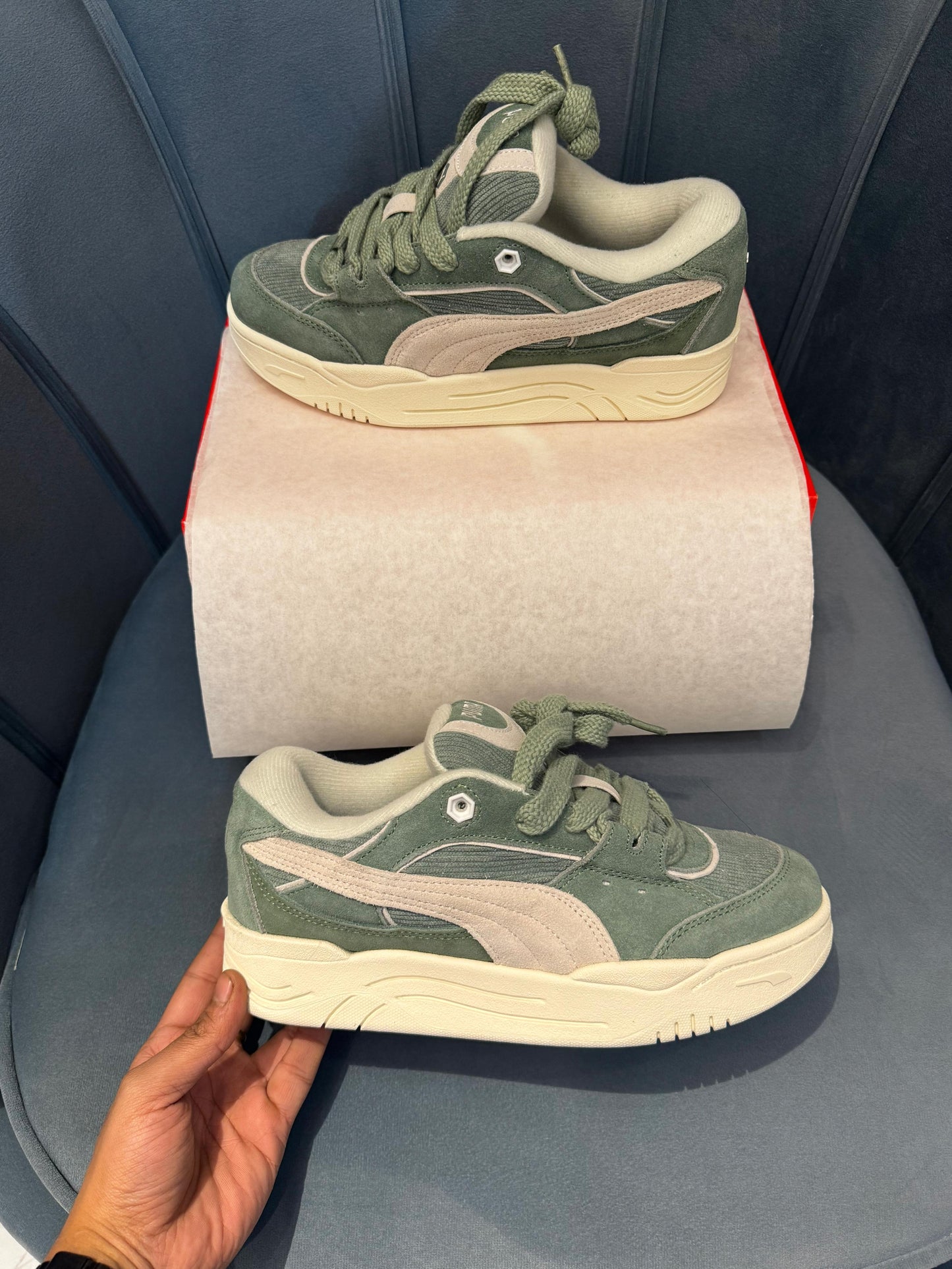 PUMA SUEDE 180 GREY GREEB