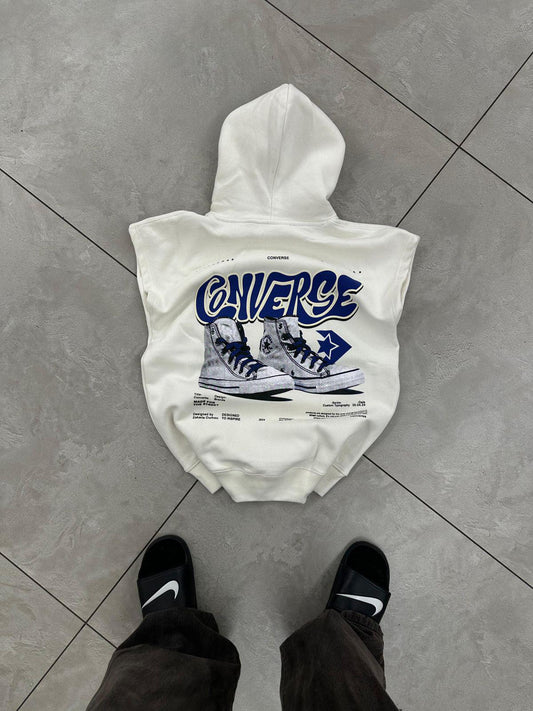 IMPORTED SLEEVLESS HOODIE