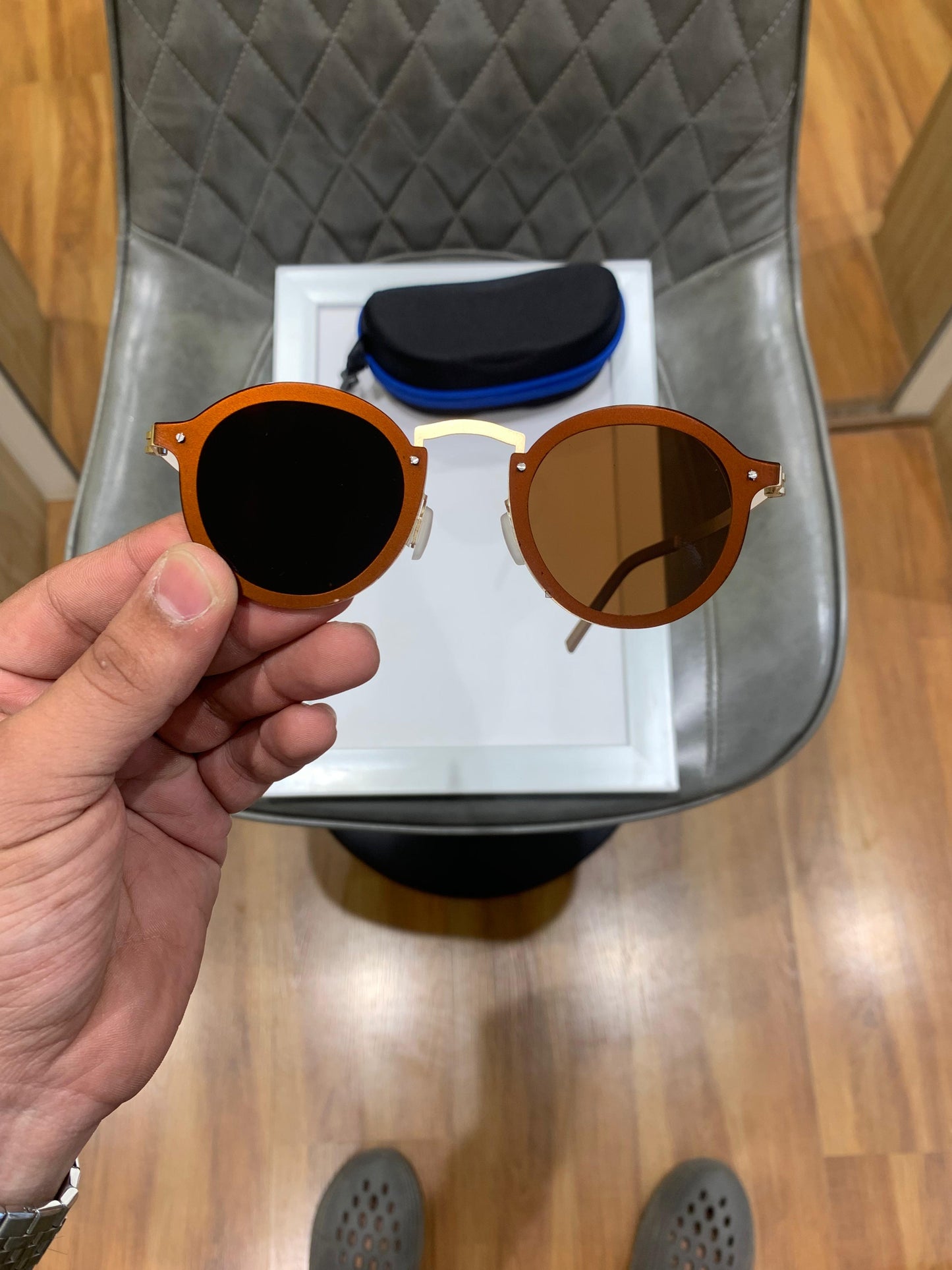 ROUND CHANGEABLE SUNGLASS